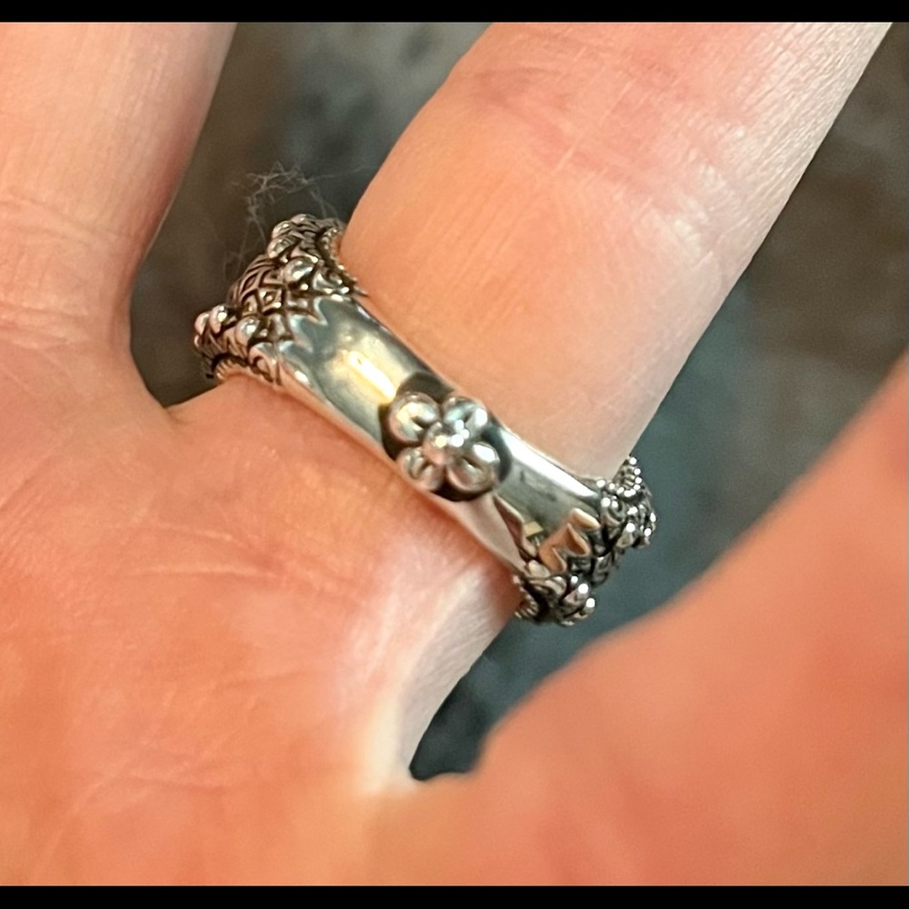 Barbara Bixby Sterling Silver, 18k, Blue Topaz ring - Picture 5 of 7